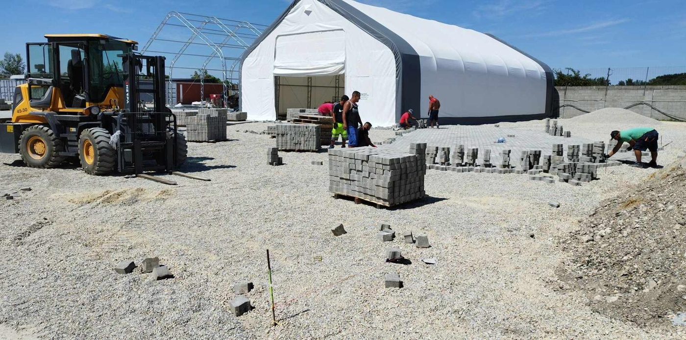 Pavimentación de naves y explanadas industriales: ¿qué estructura necesita?